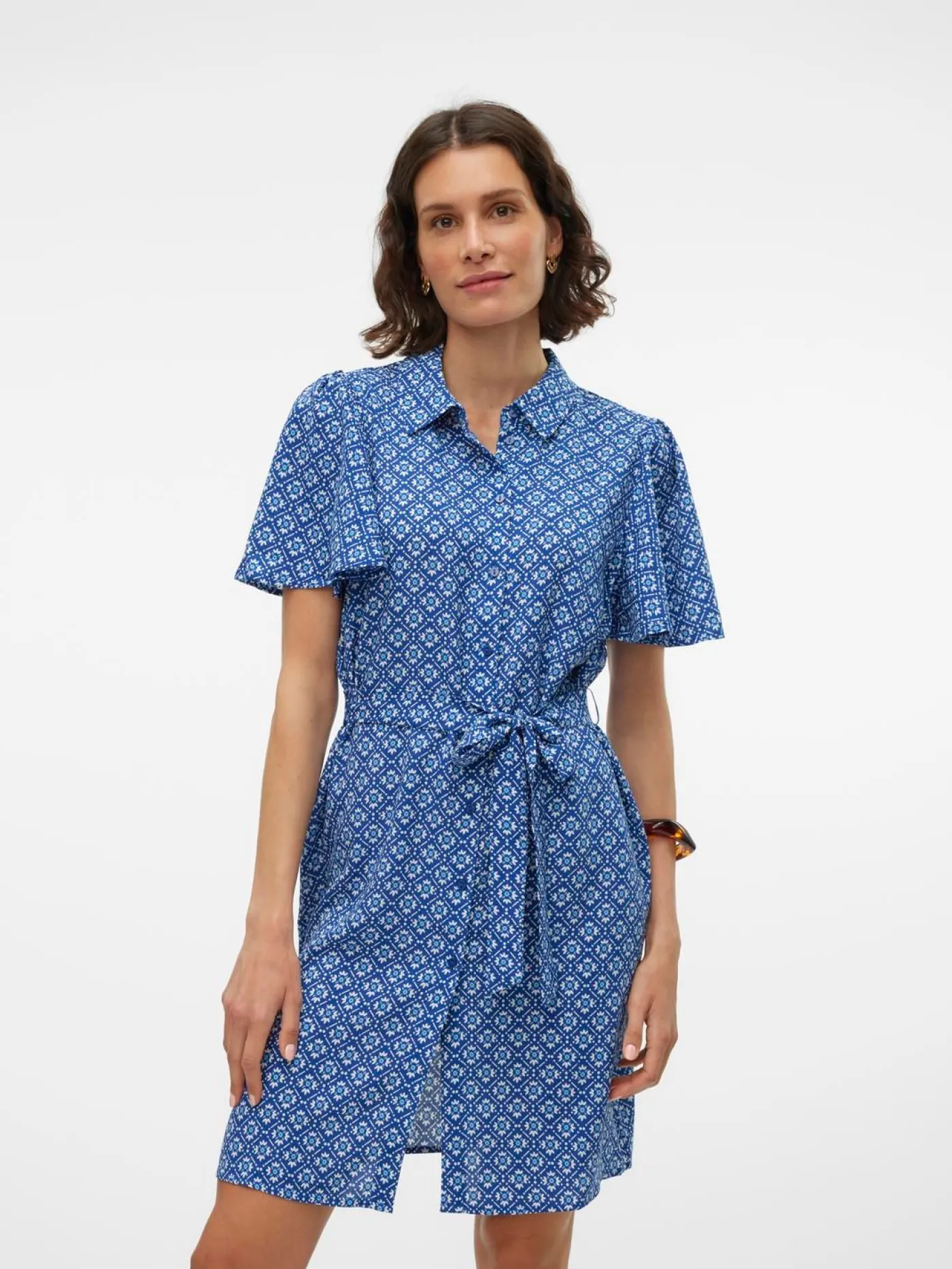 VMSHIVE S/S SHORT SHIRT DRESS WVN E