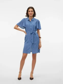 VMSHIVE S/S SHORT SHIRT DRESS WVN E