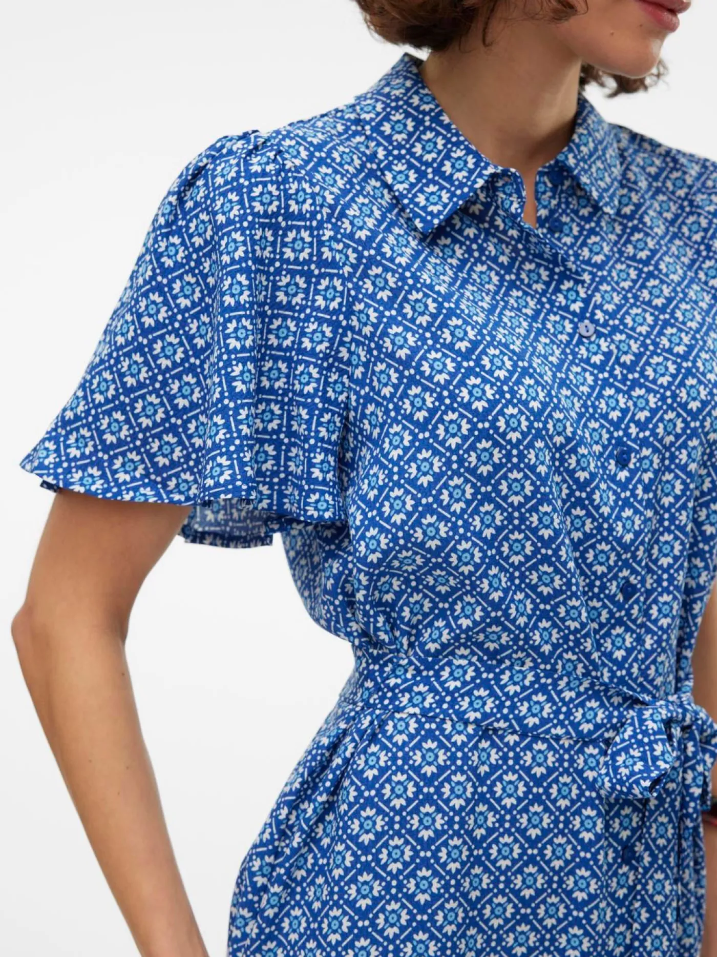 VMSHIVE S/S SHORT SHIRT DRESS WVN E