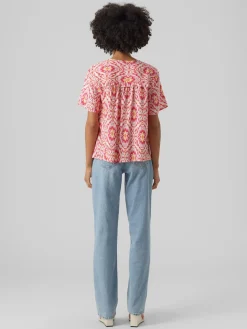 VMSIFA S/S V-NECK SHIRT WVN BTQ