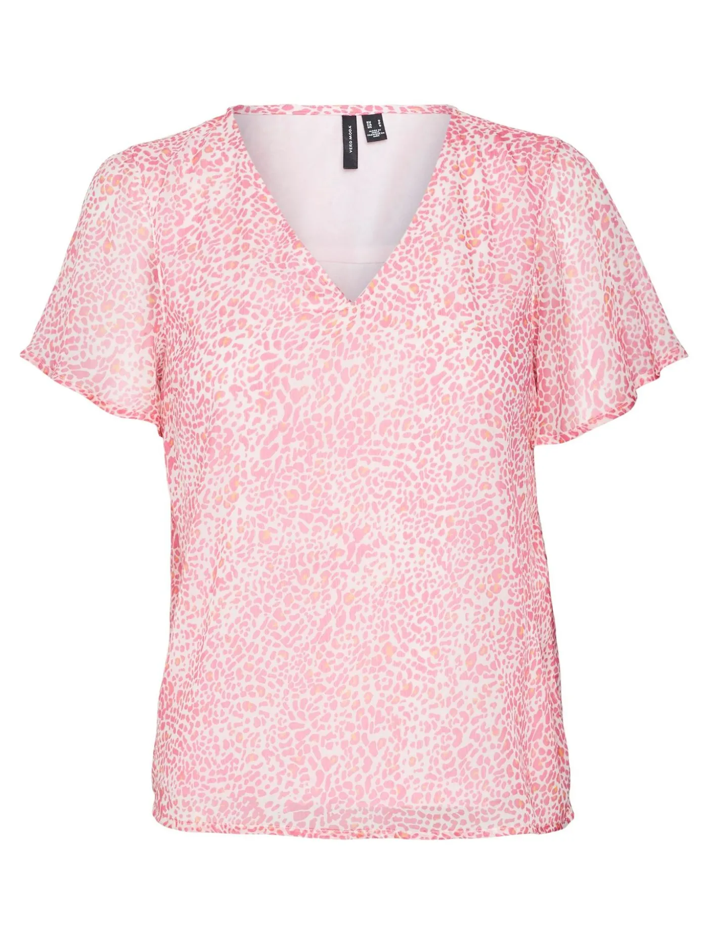 VMSMILLA SS V-NECK TOP WVN GA