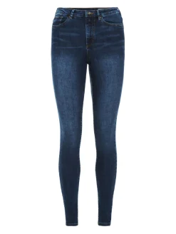 VMSOPHIA HW SKINNY JEANS MD BL NOOS - Medium Blue