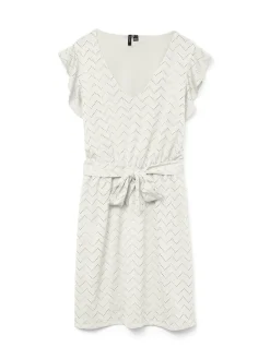 VMTHAS SL SHORT V-NECK DRESS JRS GA