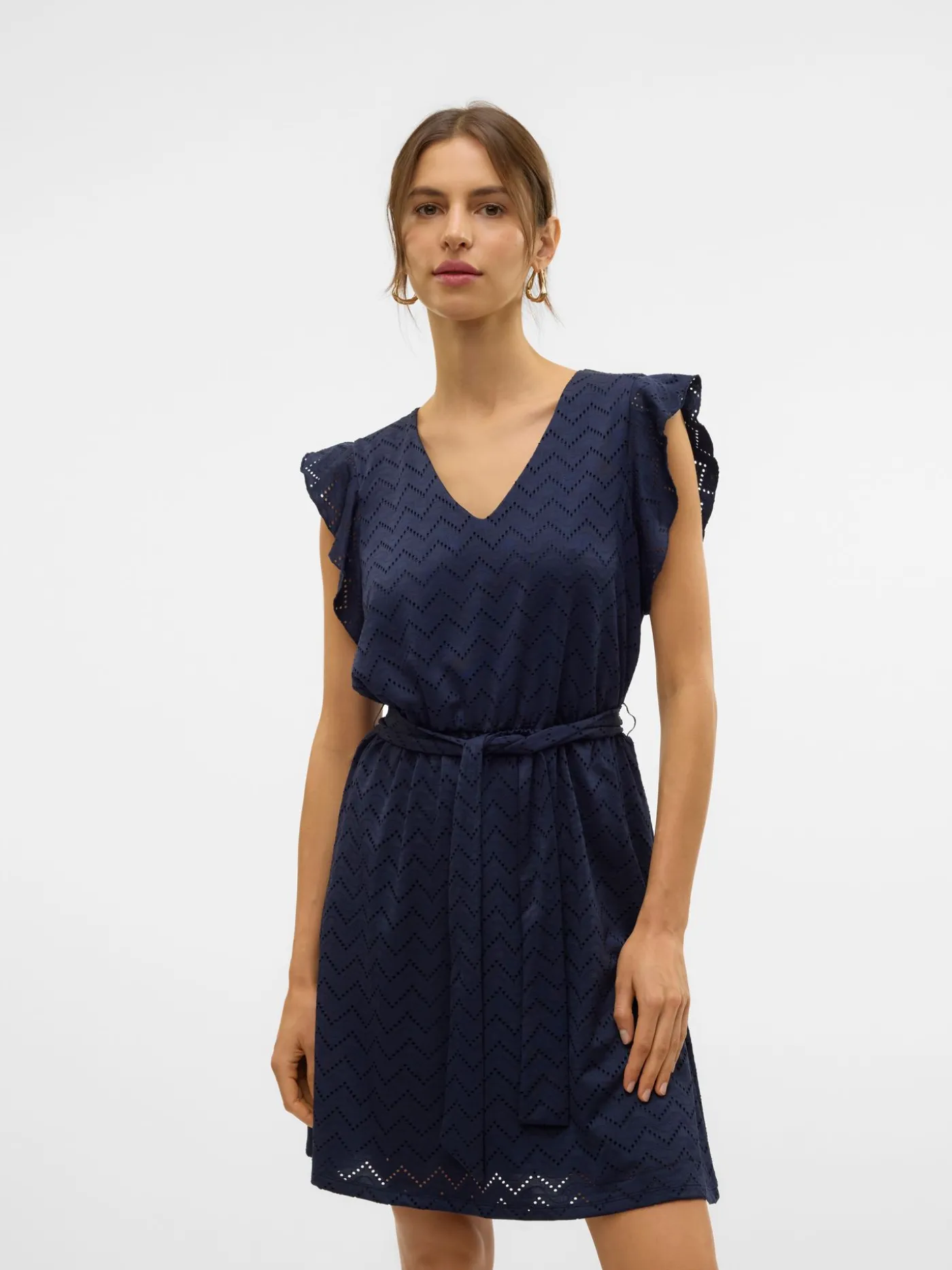 VMTHAS SL SHORT V-NECK DRESS JRS GA