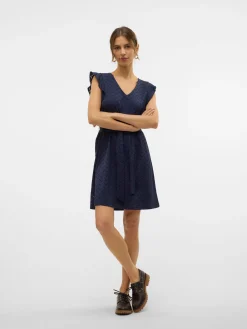 VMTHAS SL SHORT V-NECK DRESS JRS GA