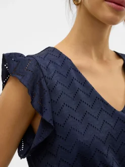 VMTHAS SL SHORT V-NECK DRESS JRS GA