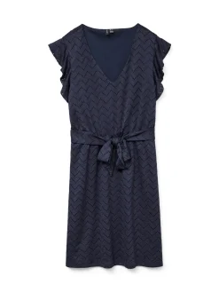VMTHAS SL SHORT V-NECK DRESS JRS GA