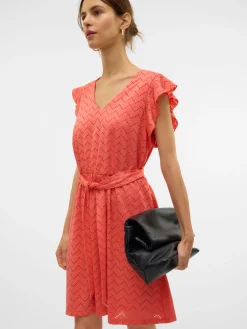 VMTHAS SL SHORT V-NECK DRESS JRS GA