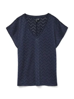 VMTHAS SS V-NECK TOP JRS GA VO