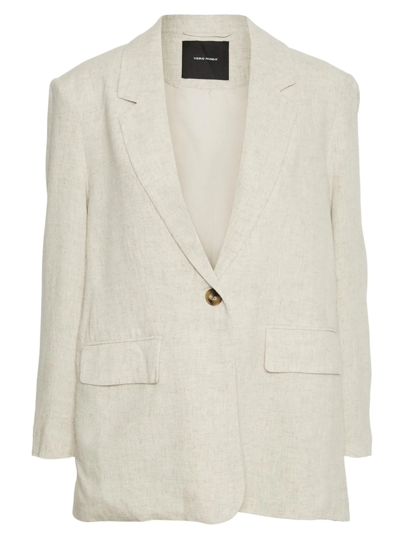 VMVERA LS LINEN BLAZER NOOS