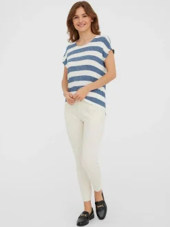VMWIDE STRIPE SL TOP GA JRS NOOS