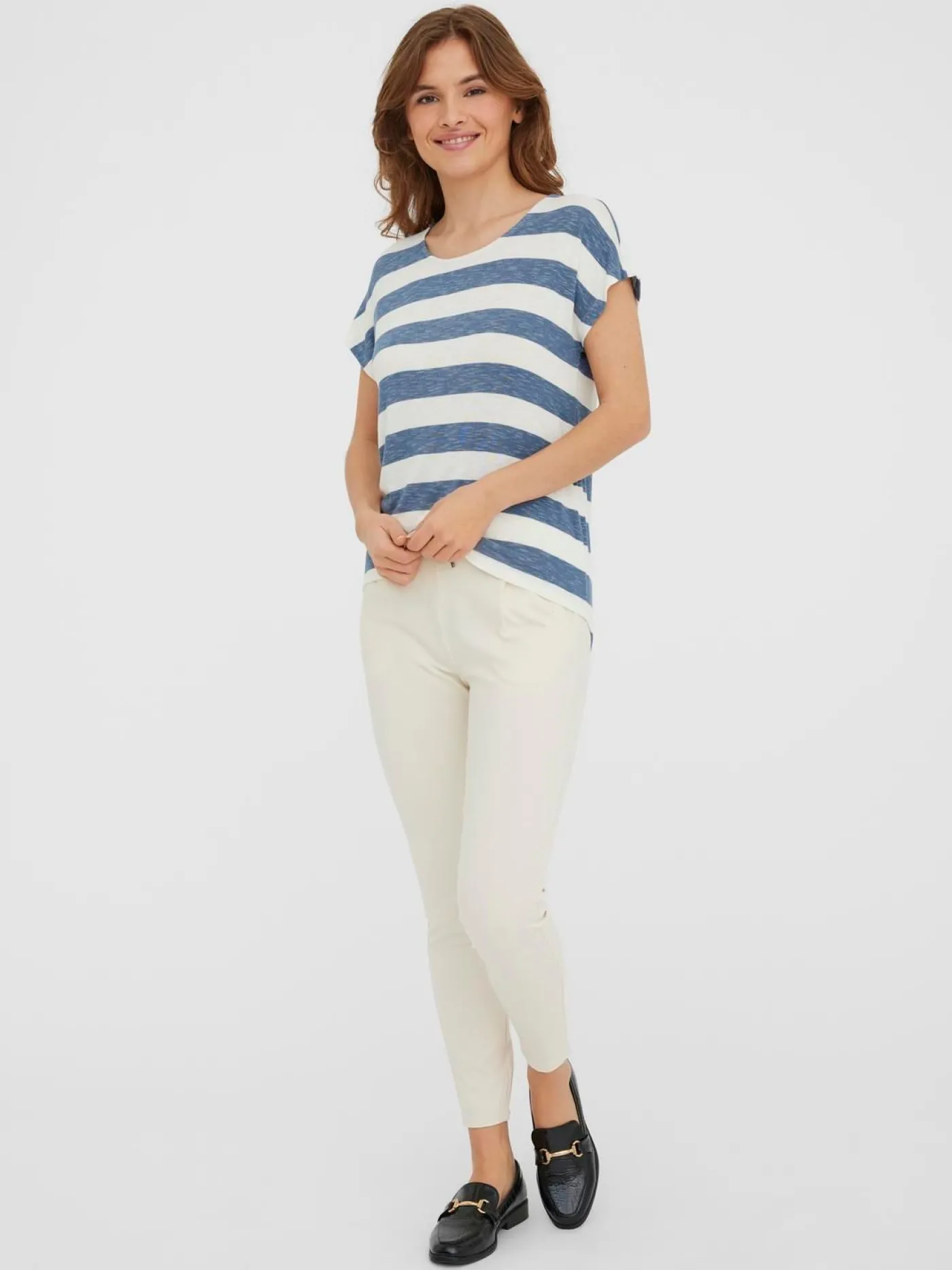 VMWIDE STRIPE SL TOP GA JRS NOOS