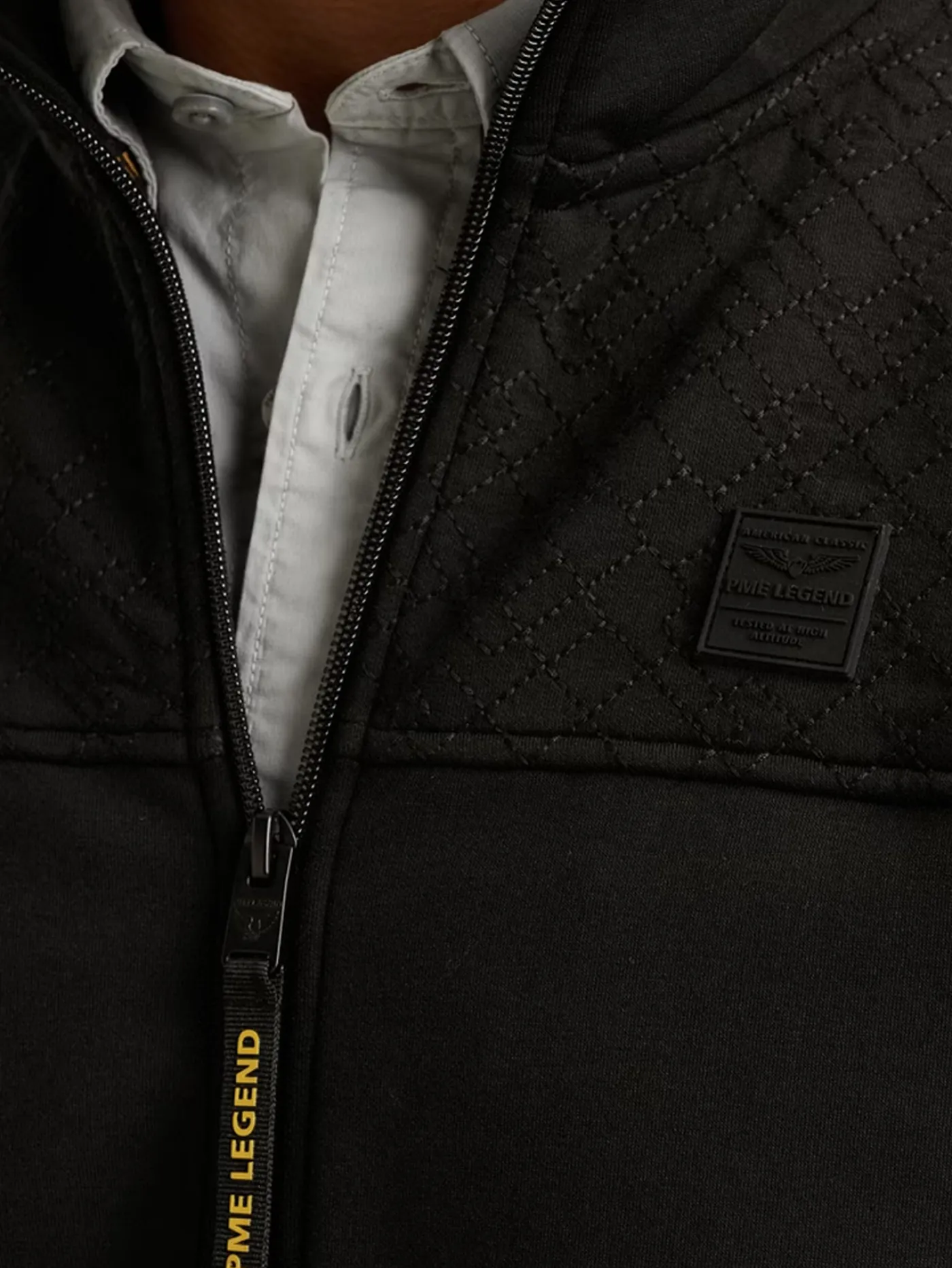 Zip jacket interlock