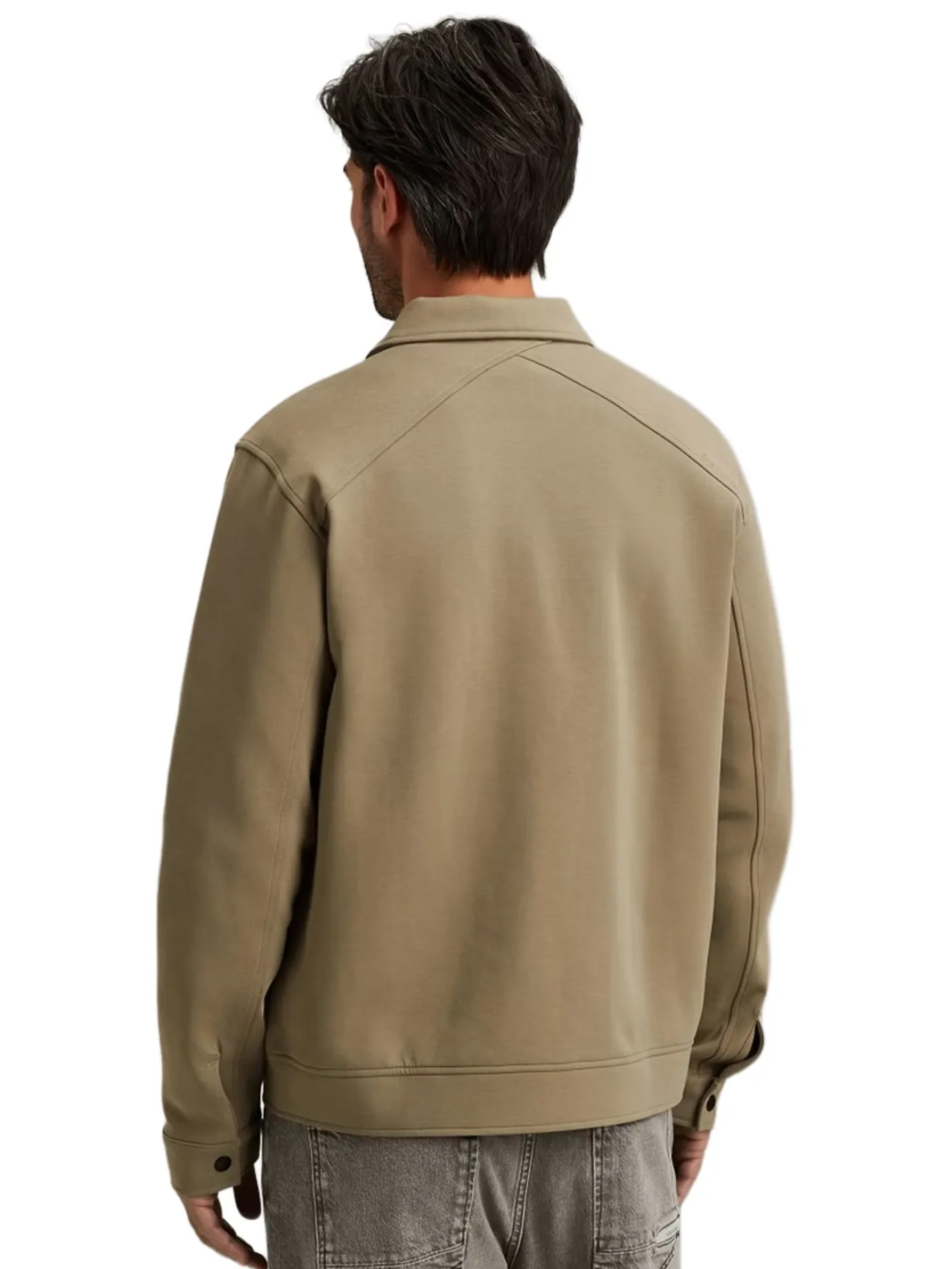 Zip jacket interlock sweat