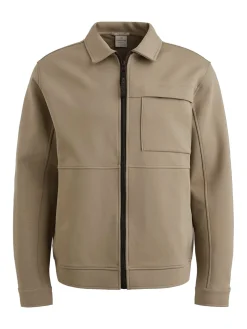 Zip jacket interlock sweat