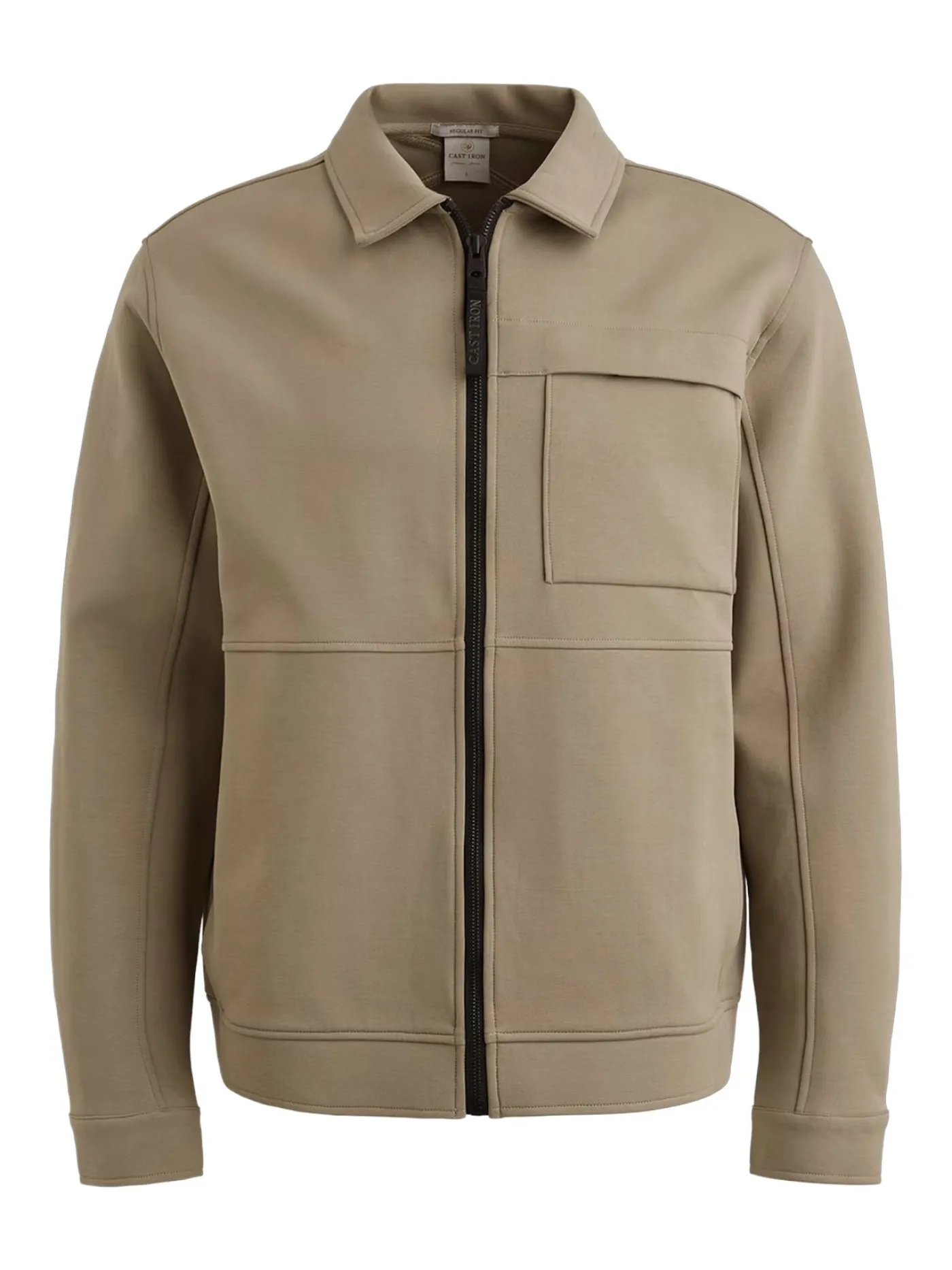 Zip jacket interlock sweat