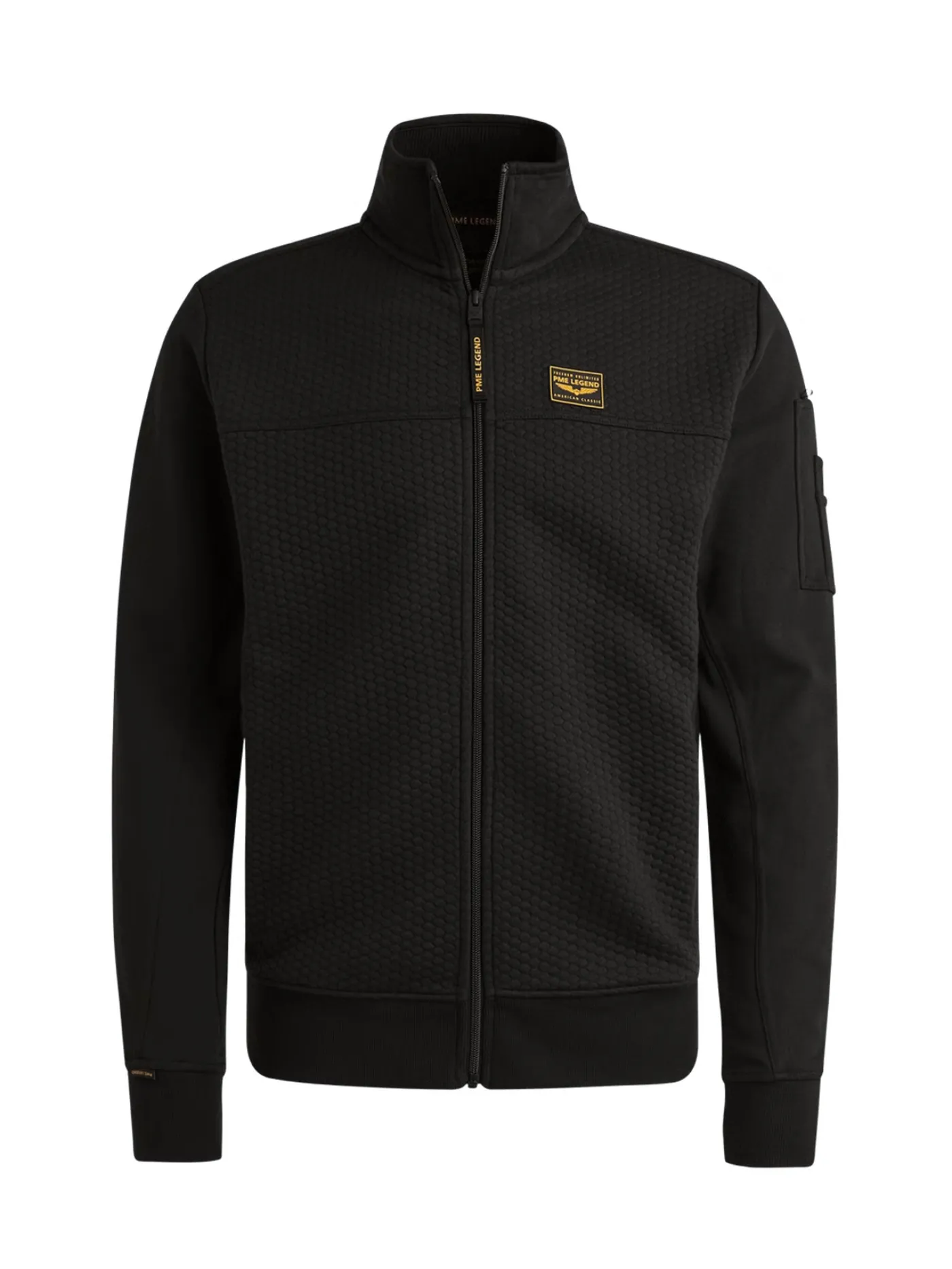 Zip jacket jacquard interlock swea