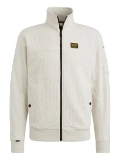 Zip jacket jacquard interlock swea