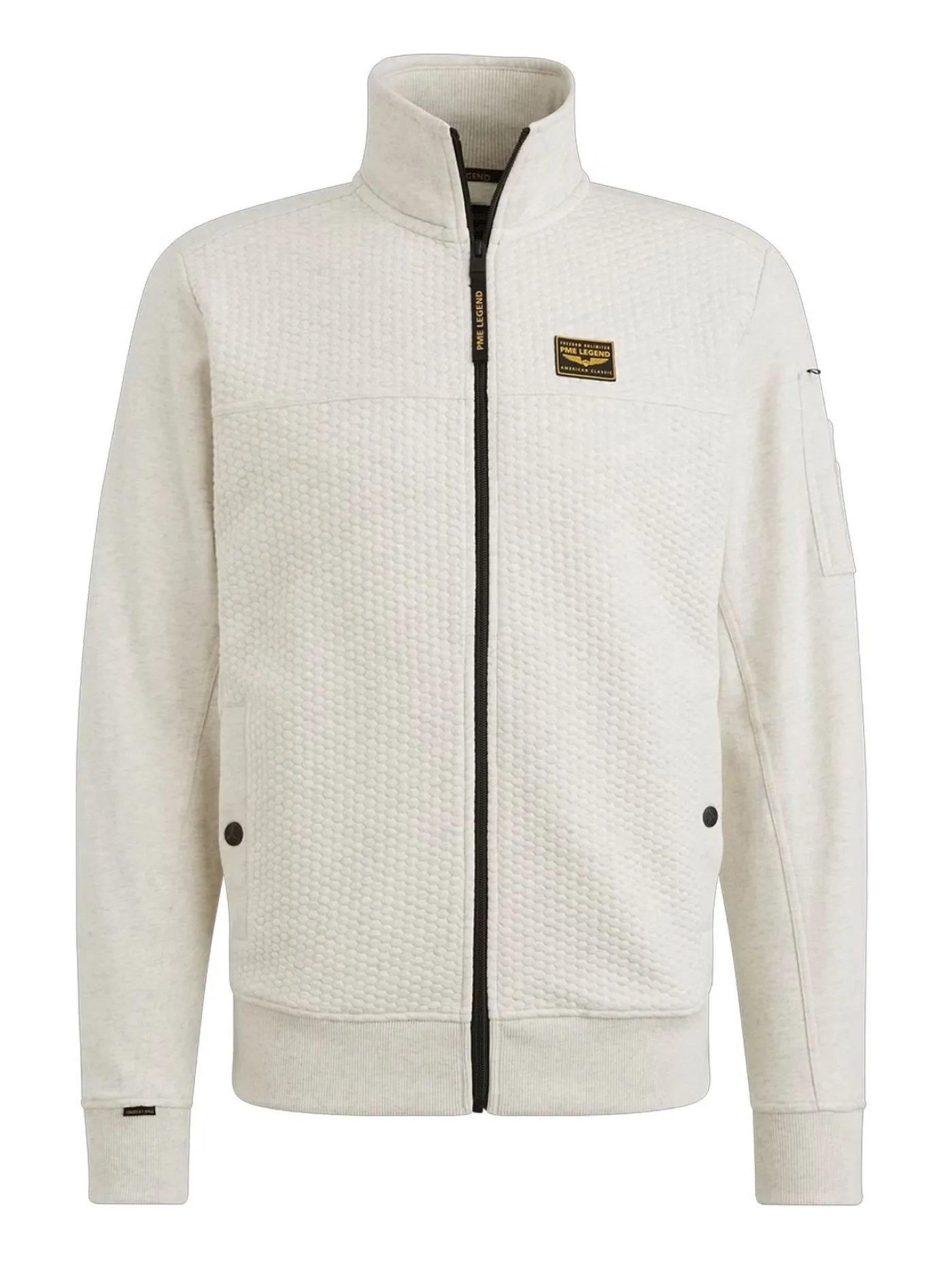 Zip jacket jacquard interlock swea