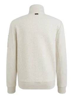 Zip jacket jacquard interlock swea