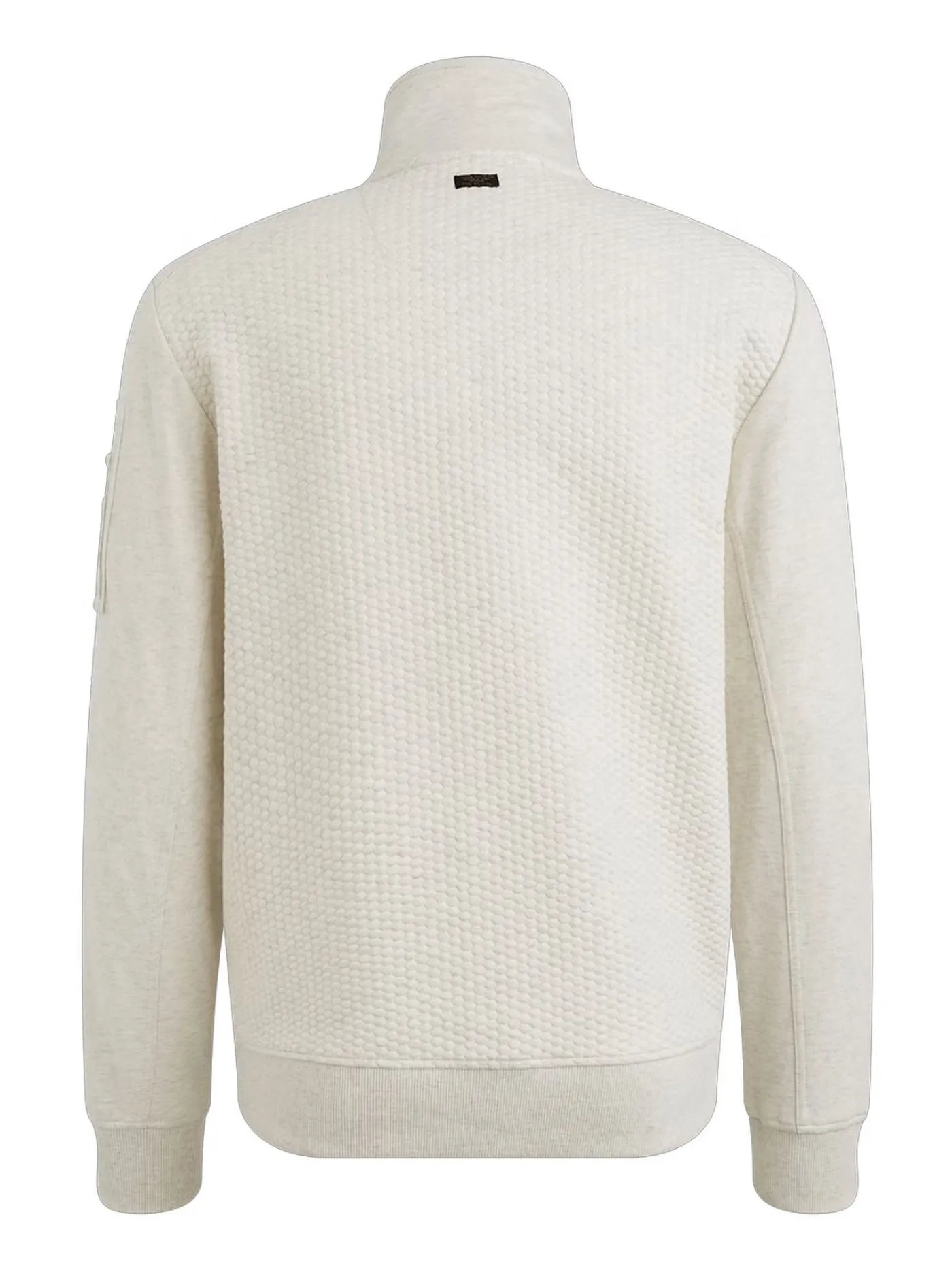 Zip jacket jacquard interlock swea