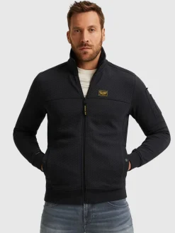 Zip jacket jacquard interlock swea