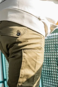 Zip pkt 3D skinny cargo B230 - B230 shadow olive