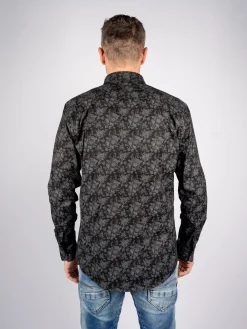 172811-zwart Overhemd